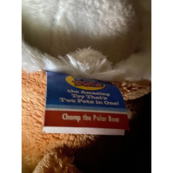 Plush Champ Polar Bear Flip Pets 2016 and Bingo the Monkey 12 Inches Stuffed - Picture 5 of 9